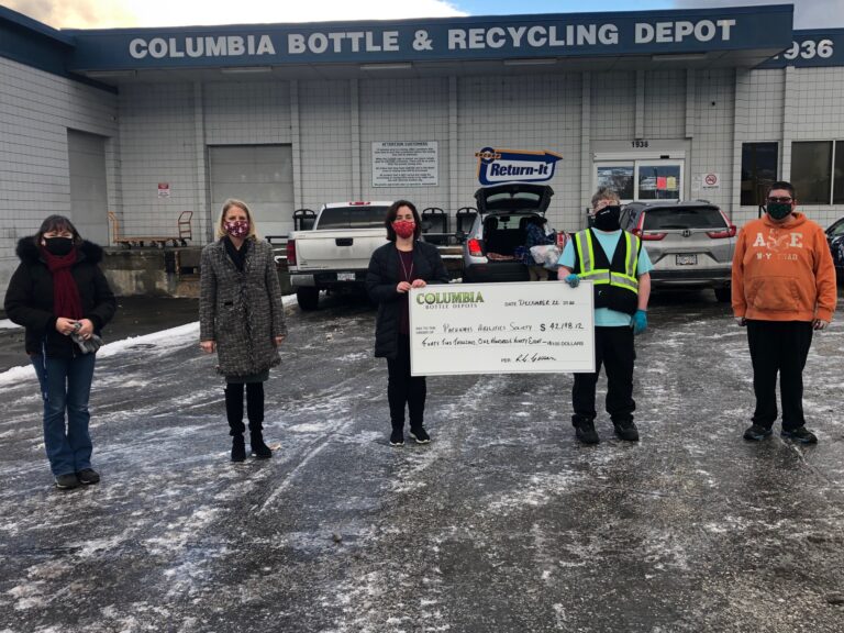 Proud to Help Pathways Abilities Society! Columbia Bottle Depots